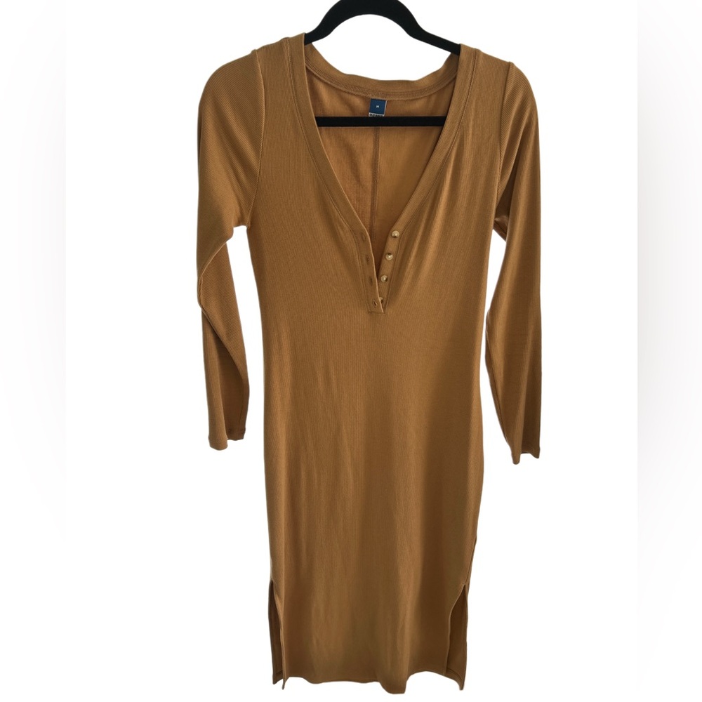 Old Navy Tan Ribbed Knit Top